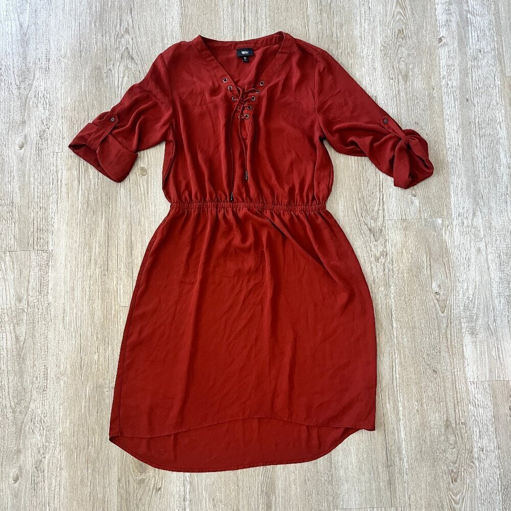 Womens Mossimo Burnt Orange Dress - M